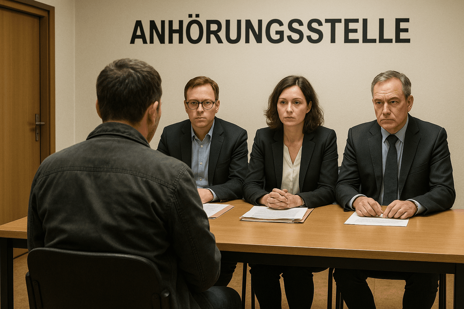 Mitarbeitende einer Genehmigungsbehörde im Besprechungsraum
